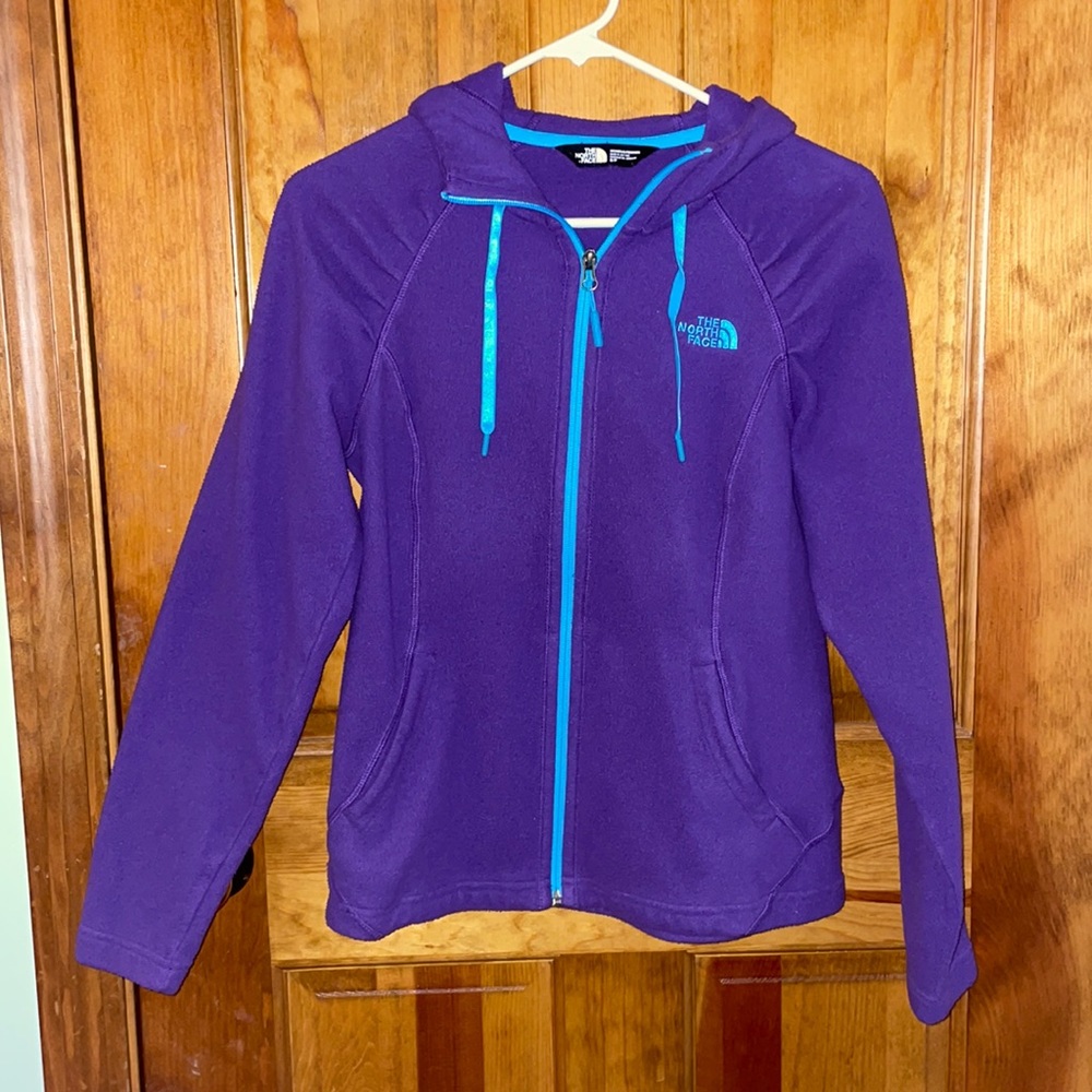 Purple north face fleece